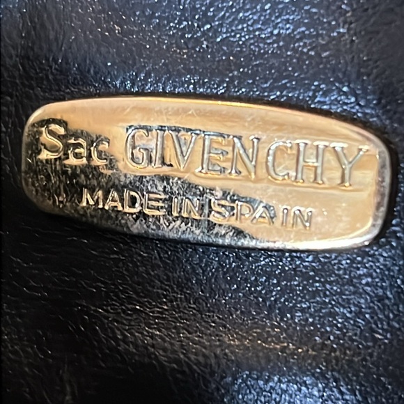 Vintage SAC Givenchy black suede signature purse - Picture 12 of 13